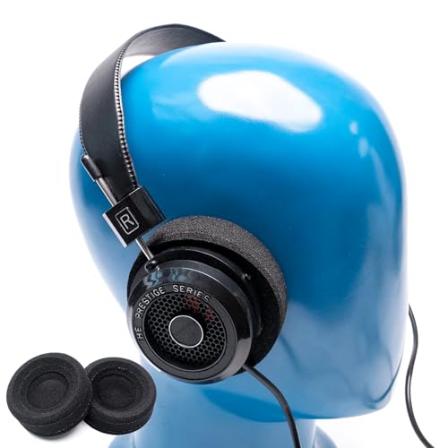 Voarmaks Ohrpolster aus Schaumstoff der dritten Schicht, L-Kissen, kompatibel mit Grado SR60 SR80 SR125 SR225 SR325 M1 M2 PS500e GS1000i GS1000e GS2000e PS1000 PS1000e Kopfhörer-Schaumstoffscheibe von Voarmaks
