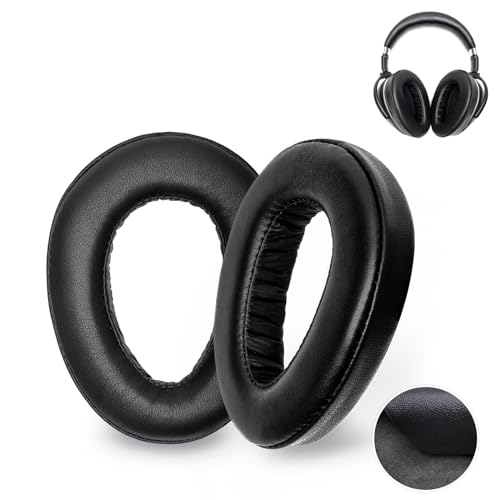 Voarmaks Ohrpolster aus Schaffell, Echtleder, Schaumstoffkissen, kompatibel mit Sennheiser PXC550 PXC550's 550-II MB 660 PXC 480 Serie Kopfhörer-Ersatz-Ohrpolster von Voarmaks