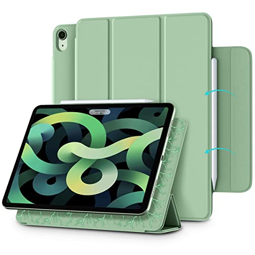 Vobafe Magnetische Hülle Kompatibel mit iPad Air 5 Generation Hülle 2022/iPad Air 4 Generation Hülle 2020 10.9 Zoll/iPad Pro 11 2018, Magnet Schutzhülle Unterstützt 2. Gen Aufladen-Matcha Grün von Vobafe