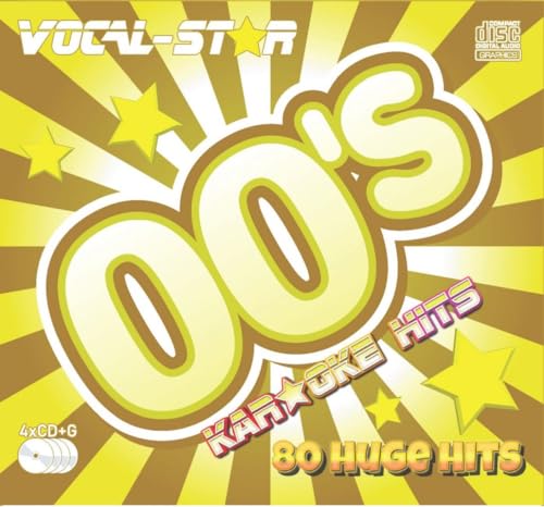 Vocal-Star 2000 Karaoke Hits CD Disc Set mit Worten - 80 Songs 4 CDG Scheiben Karaoke Riesenhits von Vocal-Star