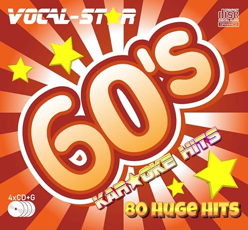 Vocal-Star 60er Jahre Karaoke CD CDG Disc Pack 4 Discs CDs 80 Lieder von Vocal-Star