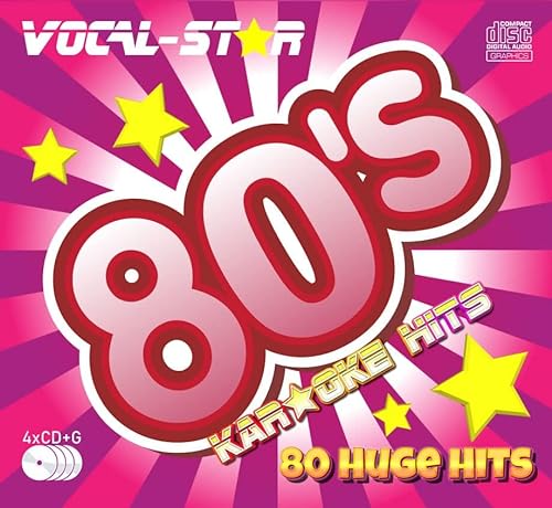 Vocal-Star 80er Jahre Karaoke CD CDG Disc Pack 8 CDs 80 Lieder von Vocal-Star