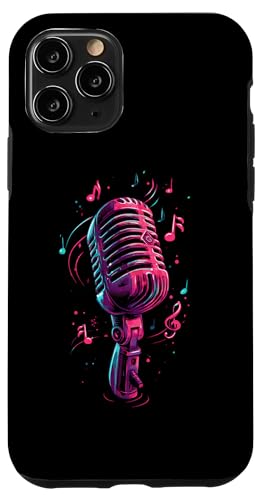 Mikrofon | Sänger | Karaoke-Musik Hülle für iPhone 11 Pro Mikrofon | Sänger | Karaoke-Musik Hülle für iPhone 11 Pro von Vocal Vibes Apparel – Music Lover Outfit