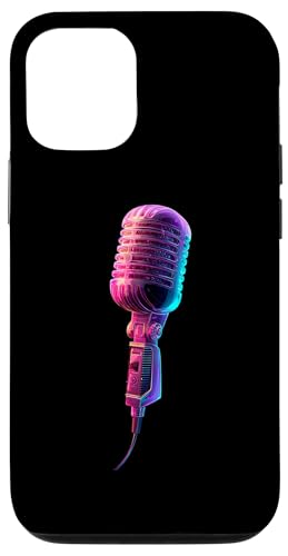 Mikrofon | Sänger | Karaoke-Musik Hülle für iPhone 12/12 Pro Mikrofon | Sänger | Karaoke-Musik Hülle für iPhone 12/12 Pro von Vocal Vibes Apparel – Music Lover Outfit
