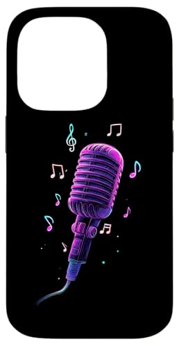 Mikrofon | Sänger | Karaoke-Musik Hülle für iPhone 14 Pro Mikrofon | Sänger | Karaoke-Musik Hülle für iPhone 14 Pro von Vocal Vibes Apparel – Music Lover Outfit