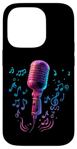 Mikrofon | Sänger | Karaoke-Musik Hülle für iPhone 14 Pro Mikrofon | Sänger | Karaoke-Musik Hülle für iPhone 14 Pro von Vocal Vibes Apparel – Music Lover Outfit