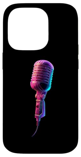 Mikrofon | Sänger | Karaoke-Musik Hülle für iPhone 14 Pro Mikrofon | Sänger | Karaoke-Musik Hülle für iPhone 14 Pro von Vocal Vibes Apparel – Music Lover Outfit