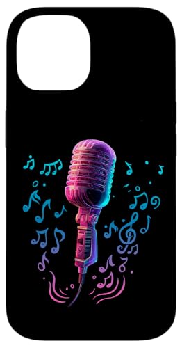 Mikrofon | Sänger | Karaoke-Musik Hülle für iPhone 14 Mikrofon | Sänger | Karaoke-Musik Hülle für iPhone 14 von Vocal Vibes Apparel – Music Lover Outfit