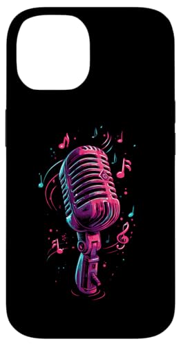 Mikrofon | Sänger | Karaoke-Musik Hülle für iPhone 14 Mikrofon | Sänger | Karaoke-Musik Hülle für iPhone 14 von Vocal Vibes Apparel – Music Lover Outfit