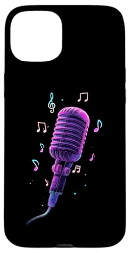 Mikrofon | Sänger | Karaoke-Musik Hülle für iPhone 15 Plus Mikrofon | Sänger | Karaoke-Musik Hülle für iPhone 15 Plus von Vocal Vibes Apparel – Music Lover Outfit