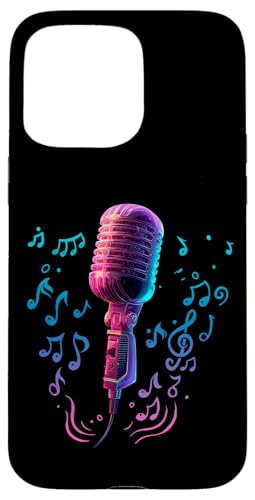 Mikrofon | Sänger | Karaoke-Musik Hülle für iPhone 15 Pro Max Mikrofon | Sänger | Karaoke-Musik Hülle für iPhone 15 Pro Max von Vocal Vibes Apparel – Music Lover Outfit