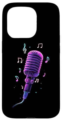 Mikrofon | Sänger | Karaoke-Musik Hülle für iPhone 15 Pro Mikrofon | Sänger | Karaoke-Musik Hülle für iPhone 15 Pro von Vocal Vibes Apparel – Music Lover Outfit
