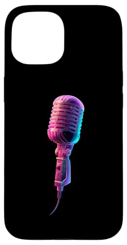 Mikrofon | Sänger | Karaoke-Musik Hülle für iPhone 15 Mikrofon | Sänger | Karaoke-Musik Hülle für iPhone 15 von Vocal Vibes Apparel – Music Lover Outfit