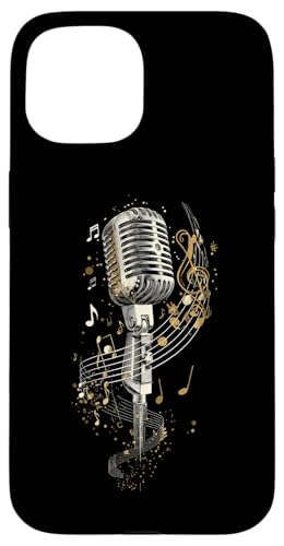 Mikrofon | Sänger | Karaoke-Musik Hülle für iPhone 15 Mikrofon | Sänger | Karaoke-Musik Hülle für iPhone 15 von Vocal Vibes Apparel – Music Lover Outfit