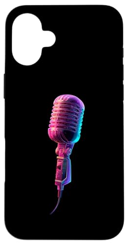 Mikrofon | Sänger | Karaoke-Musik Hülle für iPhone 16 Plus Mikrofon | Sänger | Karaoke-Musik Hülle für iPhone 16 Plus von Vocal Vibes Apparel – Music Lover Outfit
