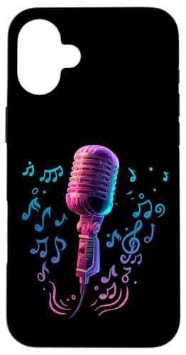 Mikrofon | Sänger | Karaoke-Musik Hülle für iPhone 16 Plus Mikrofon | Sänger | Karaoke-Musik Hülle für iPhone 16 Plus von Vocal Vibes Apparel – Music Lover Outfit