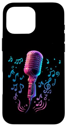 Mikrofon | Sänger | Karaoke-Musik Hülle für iPhone 16 Pro Max Mikrofon | Sänger | Karaoke-Musik Hülle für iPhone 16 Pro Max von Vocal Vibes Apparel – Music Lover Outfit