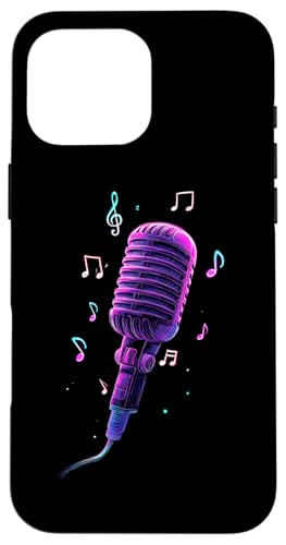 Mikrofon | Sänger | Karaoke-Musik Hülle für iPhone 16 Pro Max Mikrofon | Sänger | Karaoke-Musik Hülle für iPhone 16 Pro Max von Vocal Vibes Apparel – Music Lover Outfit