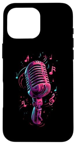Mikrofon | Sänger | Karaoke-Musik Hülle für iPhone 16 Pro Max Mikrofon | Sänger | Karaoke-Musik Hülle für iPhone 16 Pro Max von Vocal Vibes Apparel – Music Lover Outfit