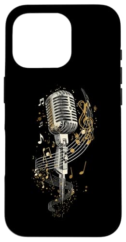 Mikrofon | Sänger | Karaoke-Musik Hülle für iPhone 16 Pro Mikrofon | Sänger | Karaoke-Musik Hülle für iPhone 16 Pro von Vocal Vibes Apparel – Music Lover Outfit