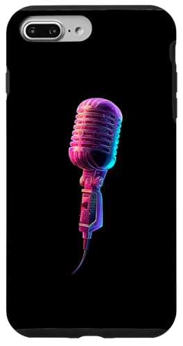 Mikrofon | Sänger | Karaoke-Musik Hülle für iPhone 7 Plus/8 Plus Mikrofon | Sänger | Karaoke-Musik Hülle für iPhone 7 Plus/8 Plus von Vocal Vibes Apparel – Music Lover Outfit