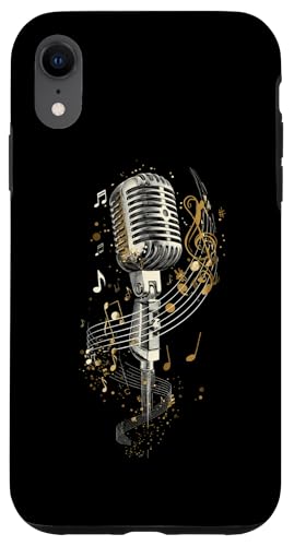 Mikrofon | Sänger | Karaoke-Musik Hülle für iPhone XR Mikrofon | Sänger | Karaoke-Musik Hülle für iPhone XR von Vocal Vibes Apparel – Music Lover Outfit