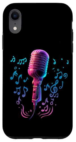 Mikrofon | Sänger | Karaoke-Musik Hülle für iPhone XR Mikrofon | Sänger | Karaoke-Musik Hülle für iPhone XR von Vocal Vibes Apparel – Music Lover Outfit