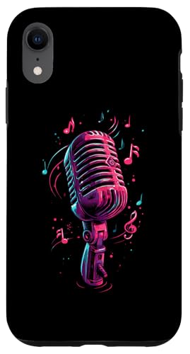 Mikrofon | Sänger | Karaoke-Musik Hülle für iPhone XR Mikrofon | Sänger | Karaoke-Musik Hülle für iPhone XR von Vocal Vibes Apparel – Music Lover Outfit