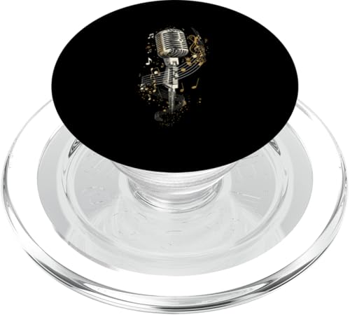 Mikrofon | Sänger | Karaoke-Musik PopSockets PopGrip für MagSafe Mikrofon | Sänger | Karaoke-Musik PopSockets PopGrip für MagSafe von Vocal Vibes Apparel – Music Lover Outfit