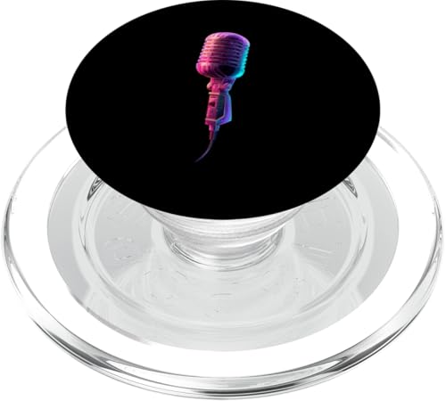 Mikrofon | Sänger | Karaoke-Musik PopSockets PopGrip für MagSafe Mikrofon | Sänger | Karaoke-Musik PopSockets PopGrip für MagSafe von Vocal Vibes Apparel – Music Lover Outfit