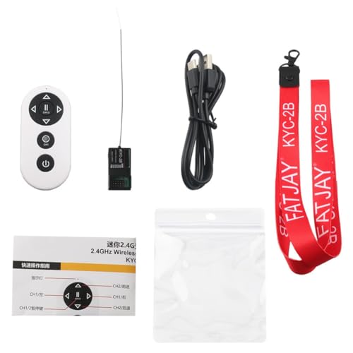 Vocdikficy 2,4G 4-Kanal-Funkfernbedienung mit Empfänger Mini-Funkfernbedienung für Sender-Controller für RC-Autoboot Vocdikficy 2,4G 4-Kanal-Funkfernbedienung mit Empfänger Mini-Funkfernbedienung für Sender-Controller für RC-Autoboot von Vocdikficy