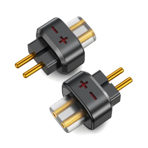 Vocdikficy 2 Stück Kopfhöreradapter, Buchse auf 0,78 2-Poligen Stecker, für Ohrhörer, für SHUOER CONDUCTOR/SINGER/SOLOIST/EJ07/TAPE PRO, Einfach zu Verwenden. A Vocdikficy 2 Stück Kopfhöreradapter, Buchse auf 0,78 2-Poligen Stecker, für Ohrhörer, für SHUOER CONDUCTOR/SINGER/SOLOIST/EJ07/TAPE PRO, Einfach zu Verwenden. A von Vocdikficy