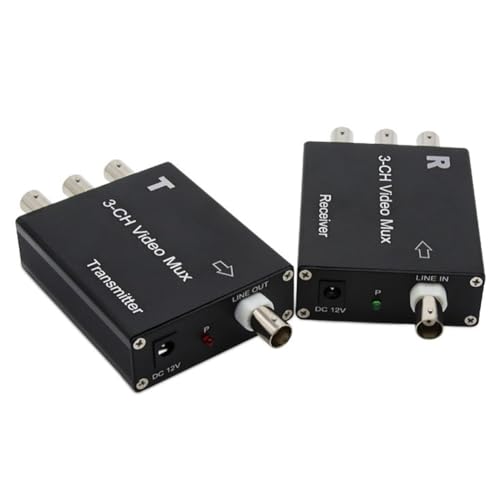 Vocdikficy 3-Wege-Video-Multiplexer, Analoges Überwachungssignal Eins-Zu-DREI-Overlay, Mehrkanal-Kamera, EIN-Leitungs-Kommunikation, Langlebig, Einfach zu Bedienen Vocdikficy 3-Wege-Video-Multiplexer, Analoges Überwachungssignal Eins-Zu-DREI-Overlay, Mehrkanal-Kamera, EIN-Leitungs-Kommunikation, Langlebig, Einfach zu Bedienen von Vocdikficy
