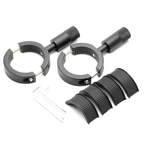 Vocdikficy 38-60MM Motorrad-Nebelscheinwerferhalterung Rohrmontagehalter Scheinwerferhalterung Moto-Scheinwerfer Gabelhalterung Klemme von Vocdikficy