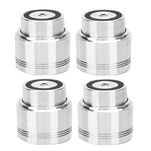 Vocdikficy 4 Stück Lautsprecherfüße, Schwimmende Lautsprecherverstärker-Ständer, Spikes, Discs, Plattenspieler, CD-Player, Computer-Basisfüße, 53 X 51 mm Vocdikficy 4 Stück Lautsprecherfüße, Schwimmende Lautsprecherverstärker-Ständer, Spikes, Discs, Plattenspieler, CD-Player, Computer-Basisfüße, 53 X 51 mm von Vocdikficy