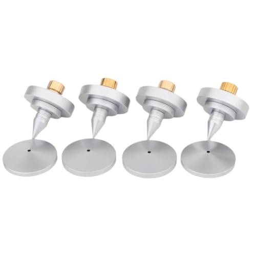 Vocdikficy 4 Stück SP3535 Lautsprecher-Spike-Isolationsfüße, Messingkegel, Plattenspieler-Verstärker, Hi-Fi-Lautsprecherständer, Füße, Fußpolster Vocdikficy 4 Stück SP3535 Lautsprecher-Spike-Isolationsfüße, Messingkegel, Plattenspieler-Verstärker, Hi-Fi-Lautsprecherständer, Füße, Fußpolster von Vocdikficy