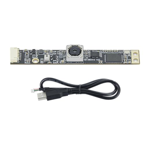 Vocdikficy 78,4° 13MP 4K USB Kameramodul OV13B10 Distortion-Free/Auto- mit Eingebautem Mikrofon für WinXP/Win7/8/10/ OSX/Linux/Android von Vocdikficy