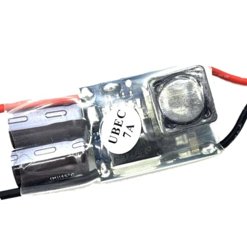 Vocdikficy 7A 2-7S FPV Empfänger Spannungsregler Externer BEC (UBEC) 5V Step-Down Regler für RC Flugzeug, Feine Verarbeitung von Vocdikficy