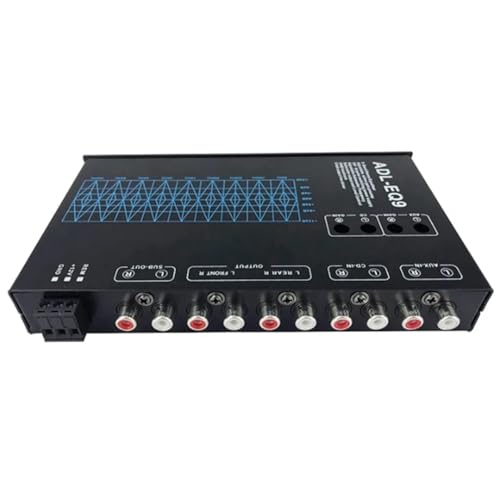 Vocdikficy Auto Cube 9-Band-Grafik-Equalizer Digitales Auto-Audio -EQ9 Vollständiger Auto-Verstärker-Equalizer mit Einstellbarem Filter Vocdikficy Auto Cube 9-Band-Grafik-Equalizer Digitales Auto-Audio -EQ9 Vollständiger Auto-Verstärker-Equalizer mit Einstellbarem Filter von Vocdikficy