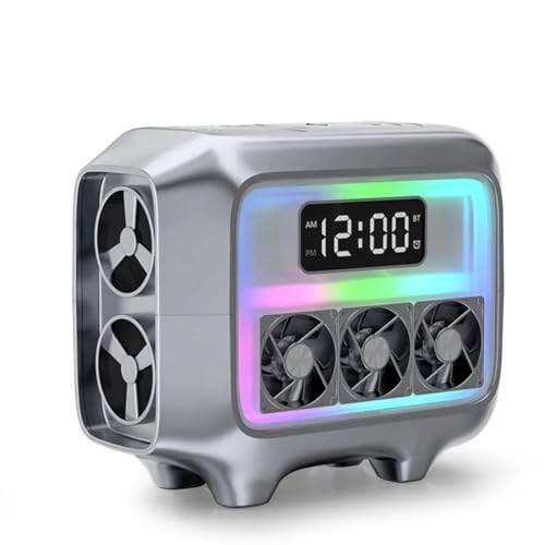 Vocdikficy Bluetooth-Lautsprecher Stereo-Lautsprecher Kabelloses Ladegerät Pad LED-Licht Schnellladestation für Smartphone B Vocdikficy Bluetooth-Lautsprecher Stereo-Lautsprecher Kabelloses Ladegerät Pad LED-Licht Schnellladestation für Smartphone B von Vocdikficy