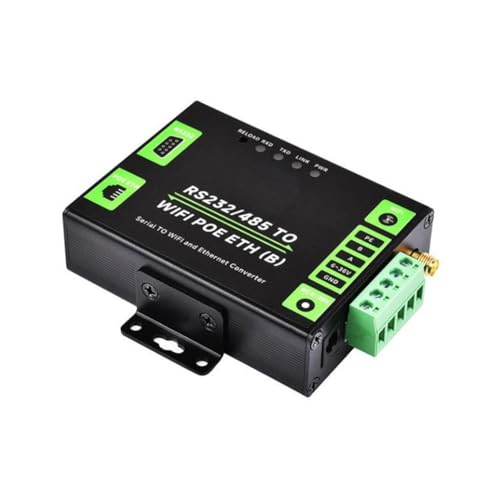 Vocdikficy Industrieller Serieller Server RS232/485 zu WiFi und Ethernet Modbus Gateway, MQTT Gateway POE Netzwerkanschluss von Vocdikficy