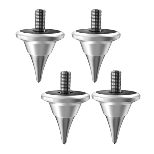 Vocdikficy Lautsprecher-Isolations-Spike-Füße, Ständer, Dämpferkegel für HiFi-Audio-Plattenspieler, Recorder, AMP M8, Silber Vocdikficy Lautsprecher-Isolations-Spike-Füße, Ständer, Dämpferkegel für HiFi-Audio-Plattenspieler, Recorder, AMP M8, Silber von Vocdikficy