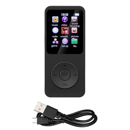 Vocdikficy MP4 MP3 Bluetooth-Player Mini Student 1,8 Bildschirm 64G Steckerkarte Sport Musik-Player von Vocdikficy