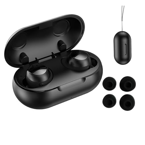 Vocdikficy Mini Bluetooth 5.4 Kabellose Ohrhörer mit Kabelloser Ladehülle, Unsichtbare Mini-Bluetooth-Ohrhörer, Langlebig, Schwarz Vocdikficy Mini Bluetooth 5.4 Kabellose Ohrhörer mit Kabelloser Ladehülle, Unsichtbare Mini-Bluetooth-Ohrhörer, Langlebig, Schwarz von Vocdikficy