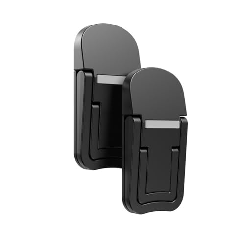 Vocdikficy Mini-Laptopständer, Tragbarer Kühler, Erhöhter Ständer, Faltbar, Unsichtbarer Laptop-Riser für Laptops/Tablets/Tastaturen, Schwarz von Vocdikficy