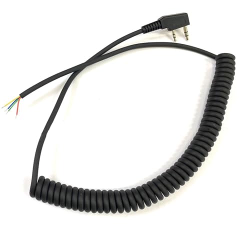 Vocdikficy Walkie-Talkie-Mikrofonkabel, Ersatzkabel, K-Stecker, Mikrofonkabel, Walkie-Talkie-Zubehör, DIY, Universal-Walkie-Talkie Vocdikficy Walkie-Talkie-Mikrofonkabel, Ersatzkabel, K-Stecker, Mikrofonkabel, Walkie-Talkie-Zubehör, DIY, Universal-Walkie-Talkie von Vocdikficy