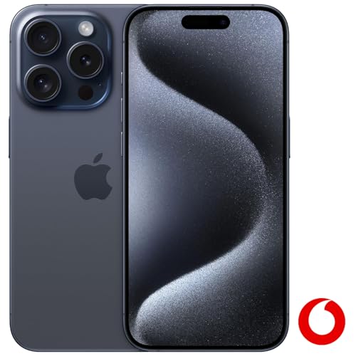 Apple iPhone 15 Pro mit Vodafone Vertrag | Aktion: 25% Basispreis-Rabatt | 24 Mon. Laufzeit | in Titan Blau | mit 128 GB Speicher von Vodafone