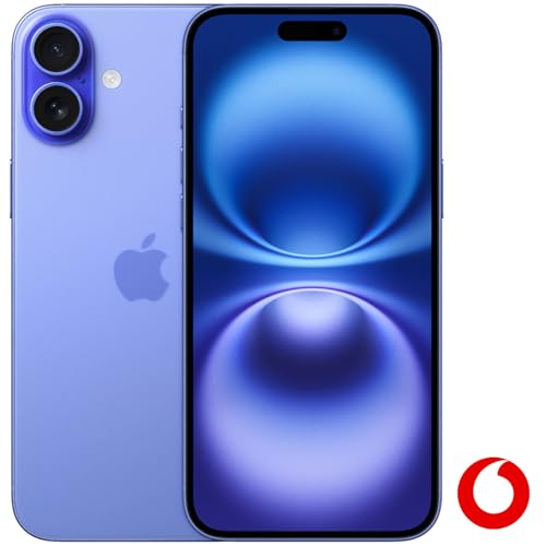 Apple iPhone 16 mit Vodafone Vertrag | Aktion: 25% Basispreis-Rabatt | 24 Mon. Laufzeit | in Ultramarin | mit 128 GB Speicher von Vodafone