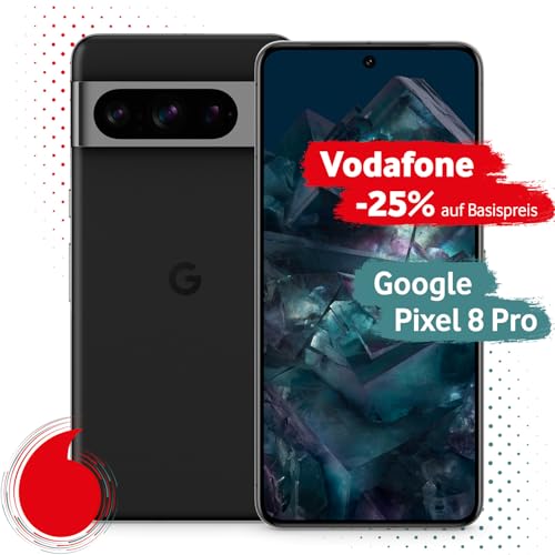 Google Pixel 8 Pro mit Vodafone Vertrag | Aktion: 25% Basispreis-Rabatt | 24 Mon. Laufzeit | in Obsidian | mit 128 GB Speicher Google Pixel 8 Pro mit Vodafone Vertrag | Aktion: 25% Basispreis-Rabatt | 24 Mon. Laufzeit | in Obsidian | mit 128 GB Speicher von Vodafone
