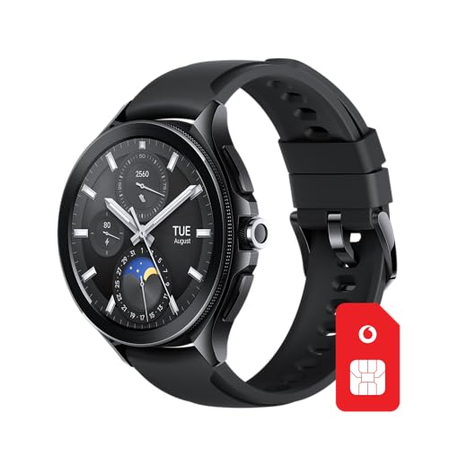 Vodafone eSIM mit Xiaomi Watch 2 Pro LTE 46mm Schwarz | bis zu 100€ Amazon-Gutschein nach SIM-Registrierung | Schlaftracking, Fitness Tracker, GPS, Anrufen, Roaming, SpO2 von Vodafone